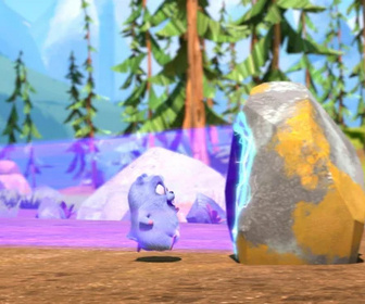Grizzy et les lemmings - Ours traversant