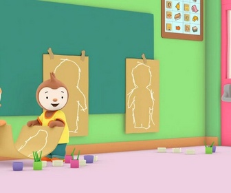 T'Choupi à l'école - T'choupi tout plat