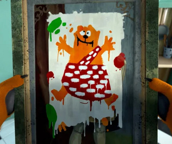 Grizzy et les lemmings - Lemming sur toile